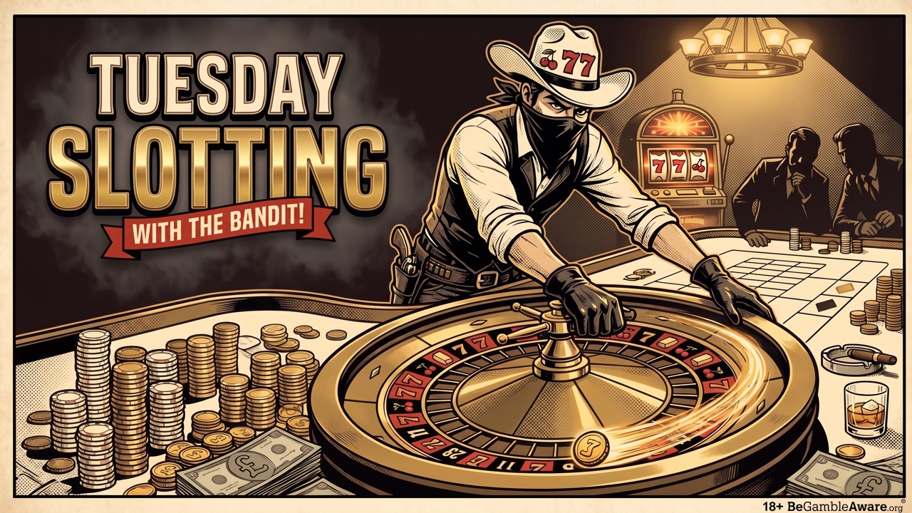 Tuesday Slots with The Bandit!